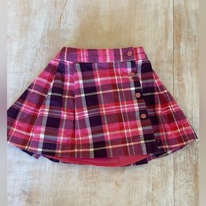Janie and Jack plaid skirt